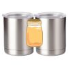 10 oz. Silver Stainless Steel Short Tumbler Thumbnail