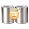 10 oz. Silver Stainless Steel Short Tumbler Thumbnail