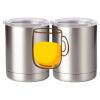 10 oz. Silver Stainless Steel Short Tumbler Thumbnail