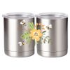 10 oz. Silver Stainless Steel Short Tumbler Thumbnail