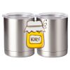10 oz. Silver Stainless Steel Short Tumbler Thumbnail