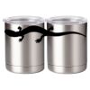 10 oz. Silver Stainless Steel Short Tumbler Thumbnail
