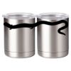 10 oz. Silver Stainless Steel Short Tumbler Thumbnail