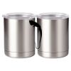 10 oz. Silver Stainless Steel Short Tumbler Thumbnail