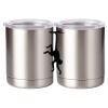 10 oz. Silver Stainless Steel Short Tumbler Thumbnail