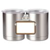 10 oz. Silver Stainless Steel Short Tumbler Thumbnail