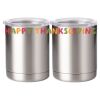 10 oz. Silver Stainless Steel Short Tumbler Thumbnail