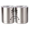 10 oz. Silver Stainless Steel Short Tumbler Thumbnail