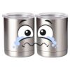 10 oz. Silver Stainless Steel Short Tumbler Thumbnail