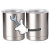 10 oz. Silver Stainless Steel Short Tumbler Thumbnail