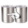 10 oz. Silver Stainless Steel Short Tumbler Thumbnail
