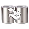 10 oz. Silver Stainless Steel Short Tumbler Thumbnail