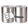 10 oz. Silver Stainless Steel Short Tumbler Thumbnail