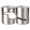 10 oz. Silver Stainless Steel Short Tumbler Thumbnail