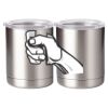 10 oz. Silver Stainless Steel Short Tumbler Thumbnail