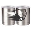 10 oz. Silver Stainless Steel Short Tumbler Thumbnail