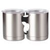 10 oz. Silver Stainless Steel Short Tumbler Thumbnail