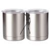 10 oz. Silver Stainless Steel Short Tumbler Thumbnail