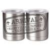 10 oz. Silver Stainless Steel Short Tumbler Thumbnail