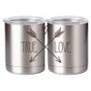 10 oz. Silver Stainless Steel Short Tumbler Thumbnail