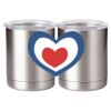 10 oz. Silver Stainless Steel Short Tumbler Thumbnail