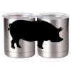 10 oz. Silver Stainless Steel Short Tumbler Thumbnail