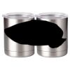10 oz. Silver Stainless Steel Short Tumbler Thumbnail