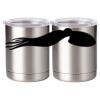 10 oz. Silver Stainless Steel Short Tumbler Thumbnail