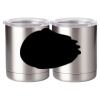 10 oz. Silver Stainless Steel Short Tumbler Thumbnail