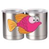 10 oz. Silver Stainless Steel Short Tumbler Thumbnail