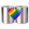 10 oz. Silver Stainless Steel Short Tumbler Thumbnail
