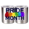 10 oz. Silver Stainless Steel Short Tumbler Thumbnail