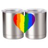 10 oz. Silver Stainless Steel Short Tumbler Thumbnail