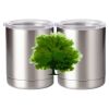 10 oz. Silver Stainless Steel Short Tumbler Thumbnail