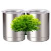 10 oz. Silver Stainless Steel Short Tumbler Thumbnail