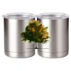 10 oz. Silver Stainless Steel Short Tumbler Thumbnail