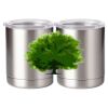 10 oz. Silver Stainless Steel Short Tumbler Thumbnail
