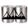 10 oz. Silver Stainless Steel Short Tumbler Thumbnail