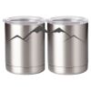10 oz. Silver Stainless Steel Short Tumbler Thumbnail