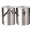 10 oz. Silver Stainless Steel Short Tumbler Thumbnail
