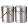 10 oz. Silver Stainless Steel Short Tumbler Thumbnail