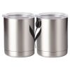 10 oz. Silver Stainless Steel Short Tumbler Thumbnail