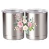 10 oz. Silver Stainless Steel Short Tumbler Thumbnail