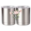 10 oz. Silver Stainless Steel Short Tumbler Thumbnail