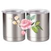 10 oz. Silver Stainless Steel Short Tumbler Thumbnail