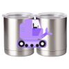 10 oz. Silver Stainless Steel Short Tumbler Thumbnail