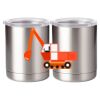 10 oz. Silver Stainless Steel Short Tumbler Thumbnail