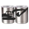 10 oz. Silver Stainless Steel Short Tumbler Thumbnail