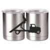 10 oz. Silver Stainless Steel Short Tumbler Thumbnail