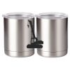 10 oz. Silver Stainless Steel Short Tumbler Thumbnail
